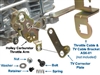 Universal carburetor, throttle valve cable repair