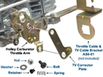Universal carburetor, throttle valve cable repair