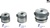 Volkswagen, AUDI Models 01M 01N 01P 096 097 099 aluminum shift valve cup plug kit.