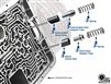 E4OD 4R100 Transmission direct-intermediate clutch feed tube seals