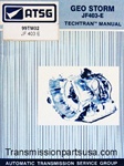 99TM02 Geo Isuzu JF403E Transmission Repair Manual