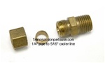 Transmission case to 5/16" cooling line fitting