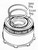 AOD AODE Intermediate Sprag, Spiral Snap Ring 1980-ON.
