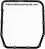 AODE 4R70W 4R75W Transmission hard pan gasket.