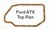ATX Transmission top cover gasket.