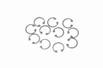 34994-10 GM 4L80E Snap Ring for TCC Valve .625"