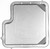 C6 Heavy gauge transmission oil pan