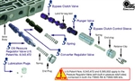 73840-MK CD4E LA4A-EL Transmission master valve kit