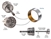 9503006 ZF6HP26, 6R80, 24.17MM SHAFTS BUSHING, SUN GEAR SHAFT, BG/6