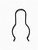 96201-11 AXOD, AXODE, AX4N, AX4S U shaped valve body retainer clip.