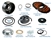 2875601K GM-PG COMPL KIT HI CLUTCH DRUM KIT,10 FRICTION