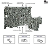 56947-14K A4LD Valve body end plug kit 1985-95
