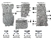 14774130K TOYOTA A760E/H, A761E END PLUG KIT, O-RINGED