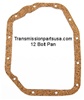 56140 KM170-171-175 Transmission Pan Gasket 1979-ON. 12 Bolt Holes.